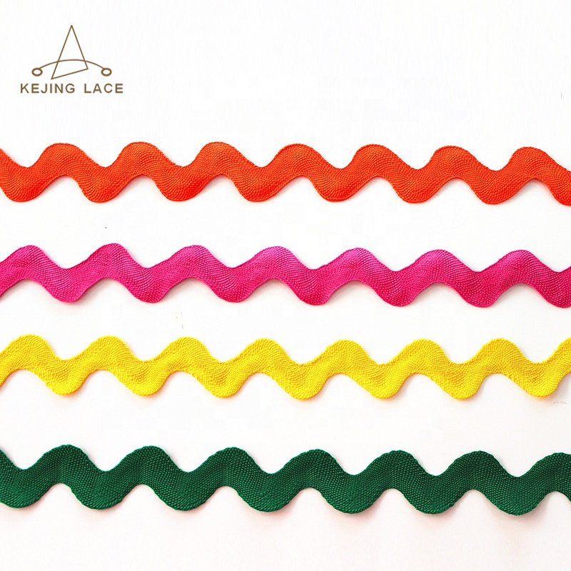 Custom Widely Garment Ric Rac Trim Wholesale Zig Zag Trim