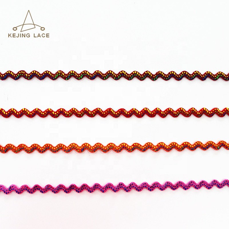 Custom Widely Garment Ric Rac Trim Wholesale Zig Zag Trim