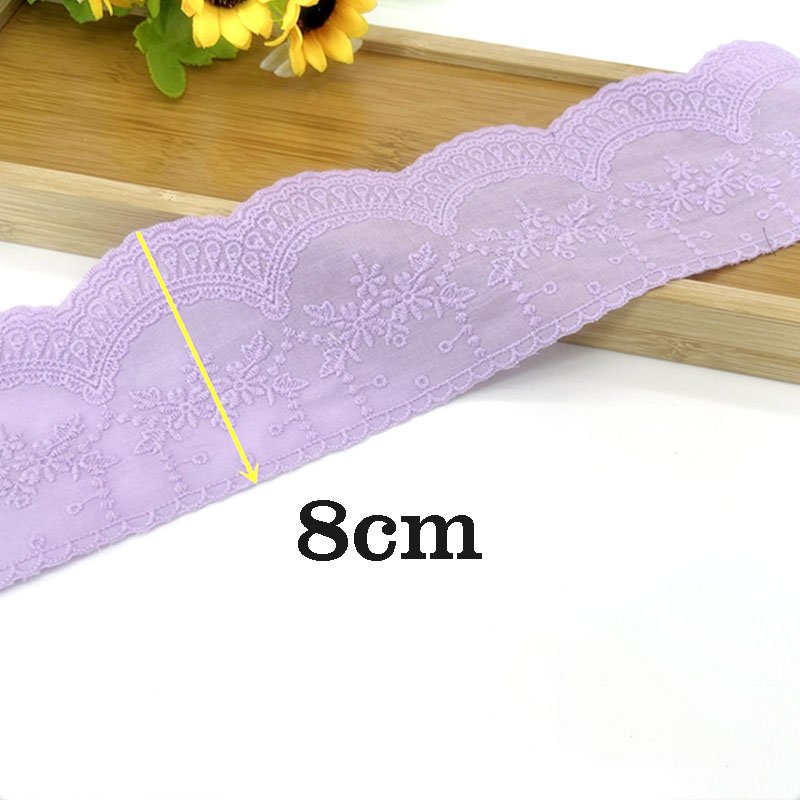 Hollow Flower Ribbon for Sewing Clothing Garment Polyester Lace Trim
