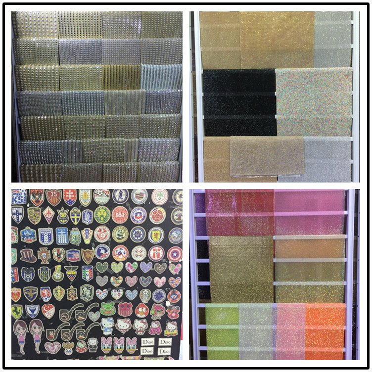 Factory Wholesale 24*40cm Pointback Crystal Rhinestone Sheet Hot Fix Glass Trims Rhinestone Sheet For Garment Decoration