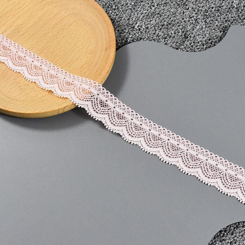 K0133 2.5cm nylon single wave elastic lace bra underwear accessory lace trim