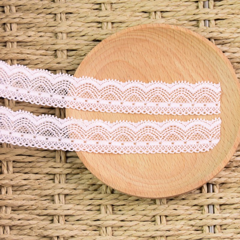 K0133 2.5cm nylon single wave elastic lace bra underwear accessory lace trim