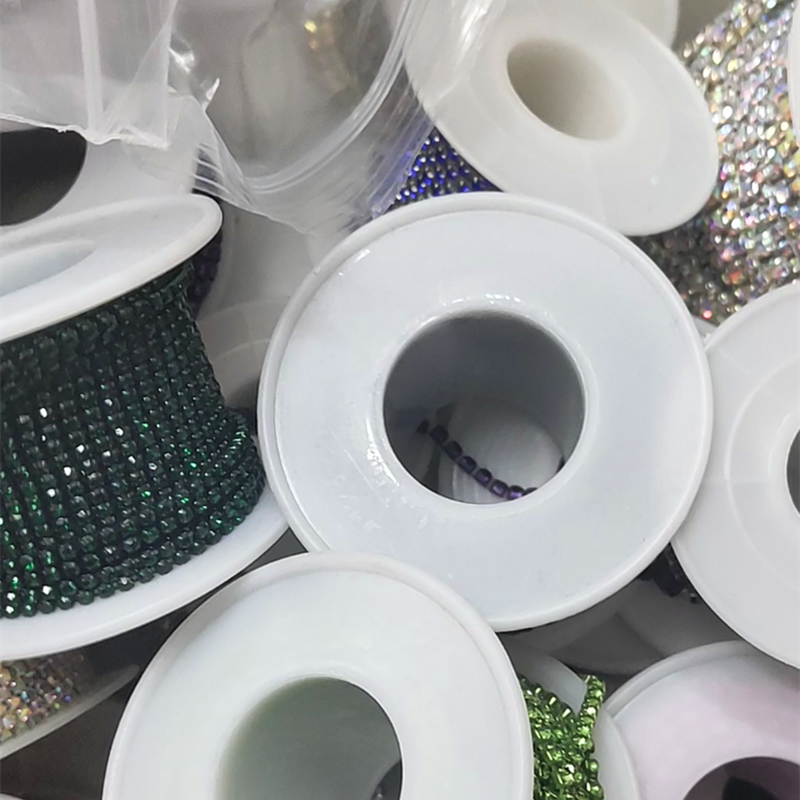 SS6-SS16 Close Crystal Rhinestones Chains Sew on Trimming Rhinestone Cup Chain for Garment Jewelry Decoration DIY Accessories