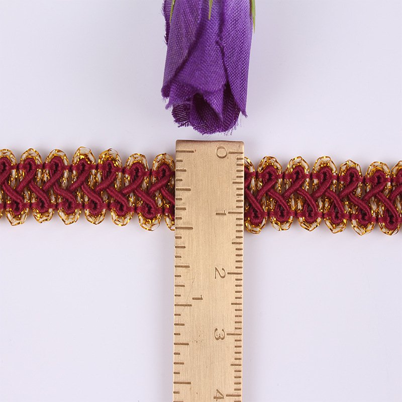 Factory Wholesale Various Styles Braided Trims Decorative Braid Woven Herringbone Gimp Trim