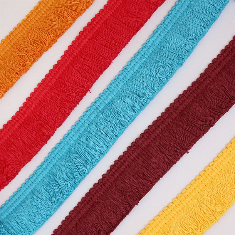 Good quality Cotton Wholesale Tassel Fringe Trim For Clothing Decoration