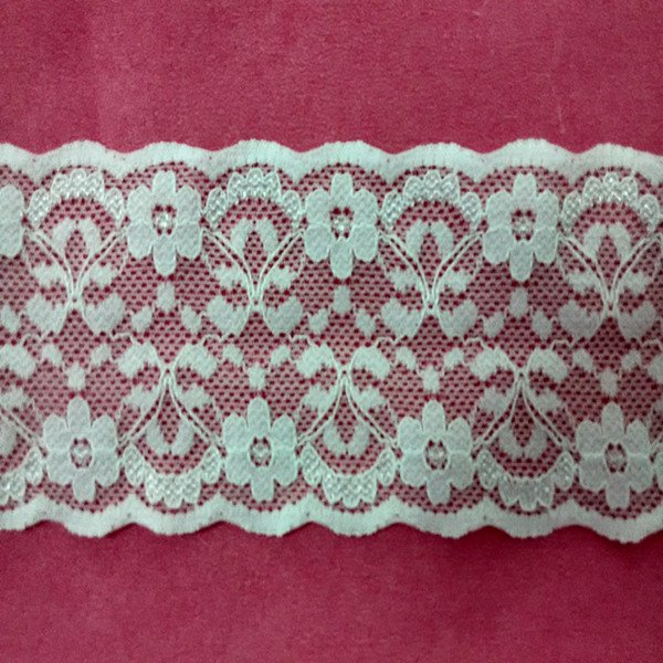 scour and set elastic lace trim for dress and lingerie