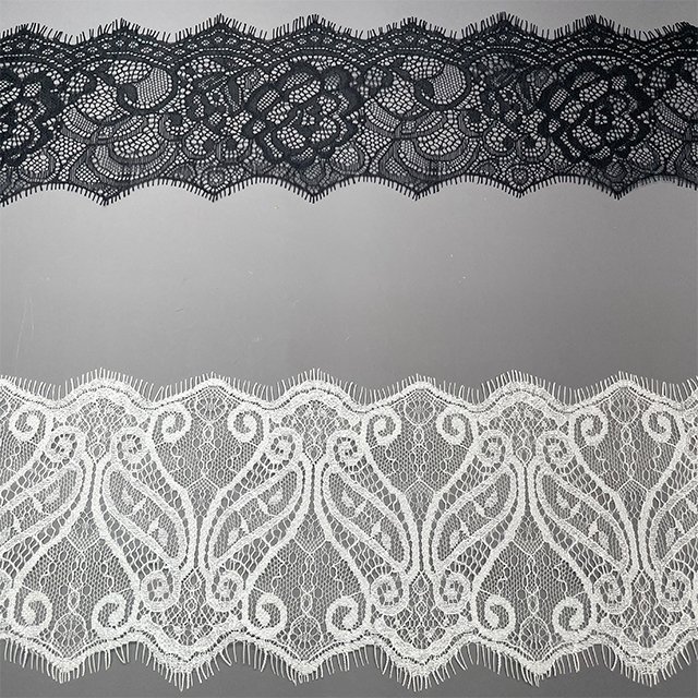 TUTON Guipure Bridal Width French Eyelash Lace Trim For Dress