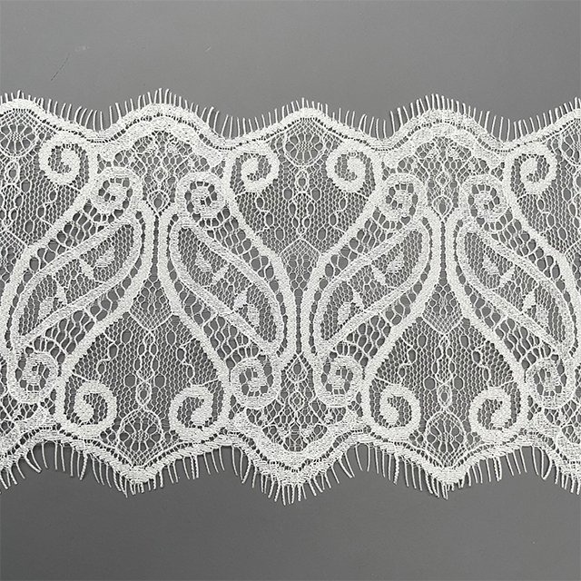 TUTON Guipure Bridal Width French Eyelash Lace Trim For Dress