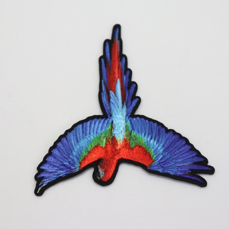 Patch Ironing Custom Bird Embroidery Patch Embroidery Leather Repair Patch Appliques And Trimmings