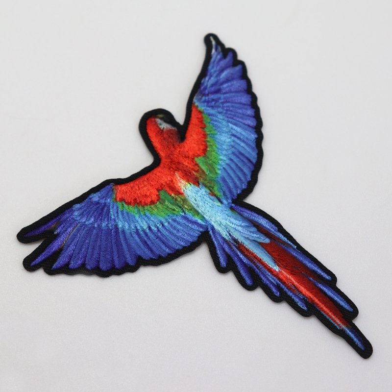 Patch Ironing Custom Bird Embroidery Patch Embroidery Leather Repair Patch Appliques And Trimmings