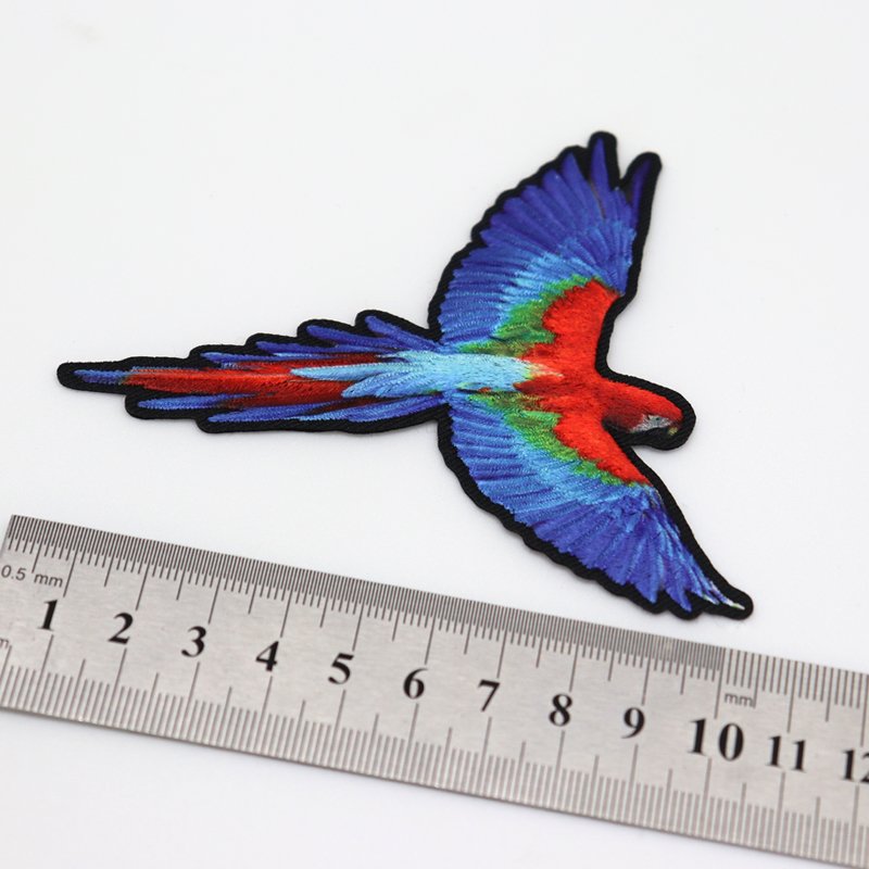 Patch Ironing Custom Bird Embroidery Patch Embroidery Leather Repair Patch Appliques And Trimmings
