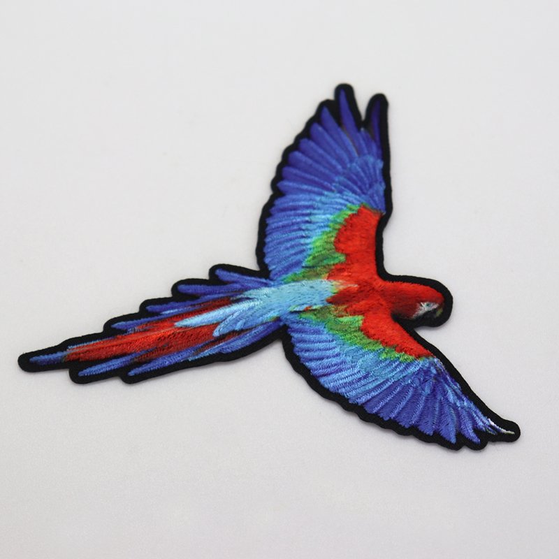 Patch Ironing Custom Bird Embroidery Patch Embroidery Leather Repair Patch Appliques And Trimmings