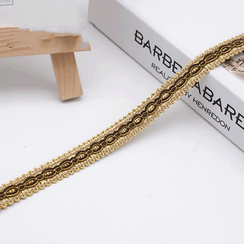 Good quality Lace Border Stage Dress Accessories Colorful Sequins Shape Braided Trimming Edge Sewing Lace Trim