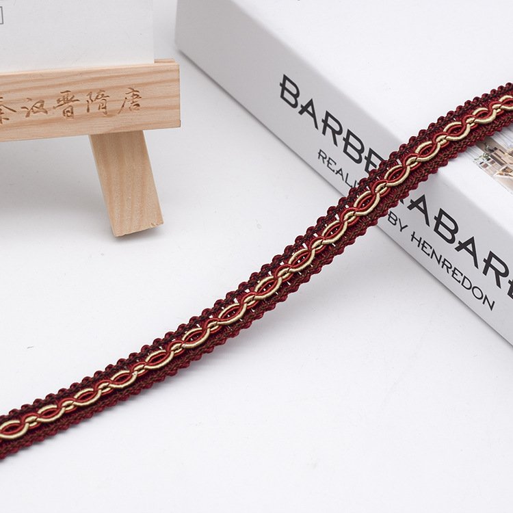 Good quality Lace Border Stage Dress Accessories Colorful Sequins Shape Braided Trimming Edge Sewing Lace Trim