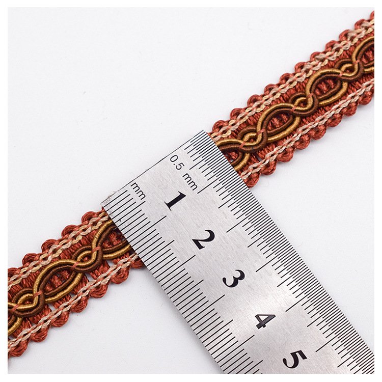 Good quality Lace Border Stage Dress Accessories Colorful Sequins Shape Braided Trimming Edge Sewing Lace Trim