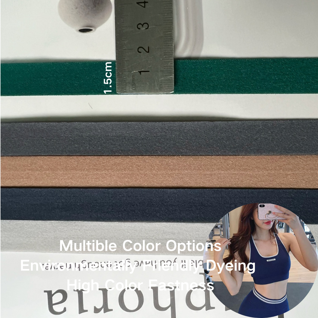 7497-1.5 Factory stock folded elastic edge banding underwear folded elastic edge banding underwear underwear fold edge trim