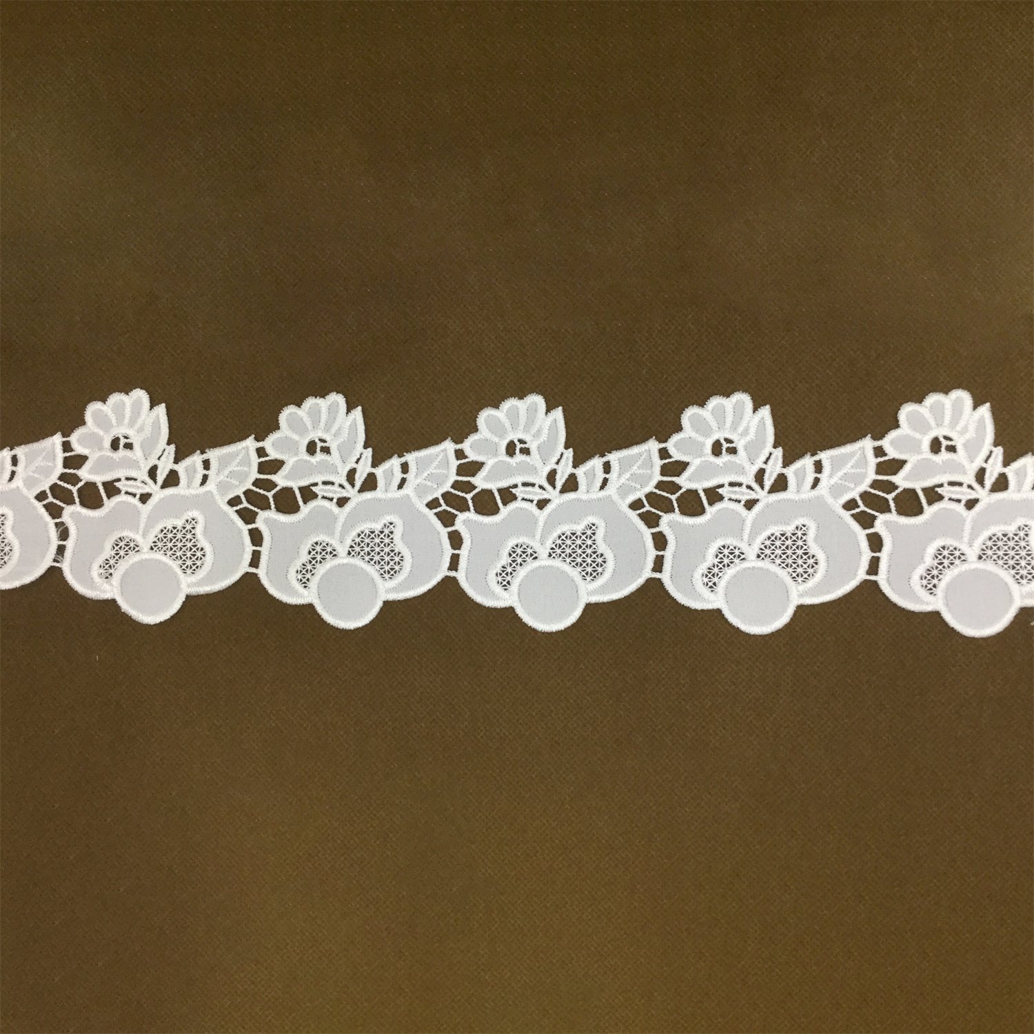 New Technology Black/White Wrap Knitting velvet/chiffon Guipure Lace Venice Lace Trim for Garment accessories
