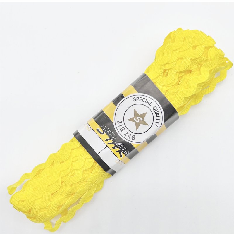 Factory Wholesale Price 5mm Wave DIY Lace Sewing Accessories Fabric Dance-Wear Costume Polyester Ribbon Trimming Colored S Shape