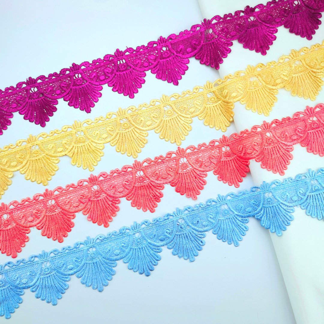 Hot Selling High Quality Embroidery Flower Lace Trimming For Garment And Dress