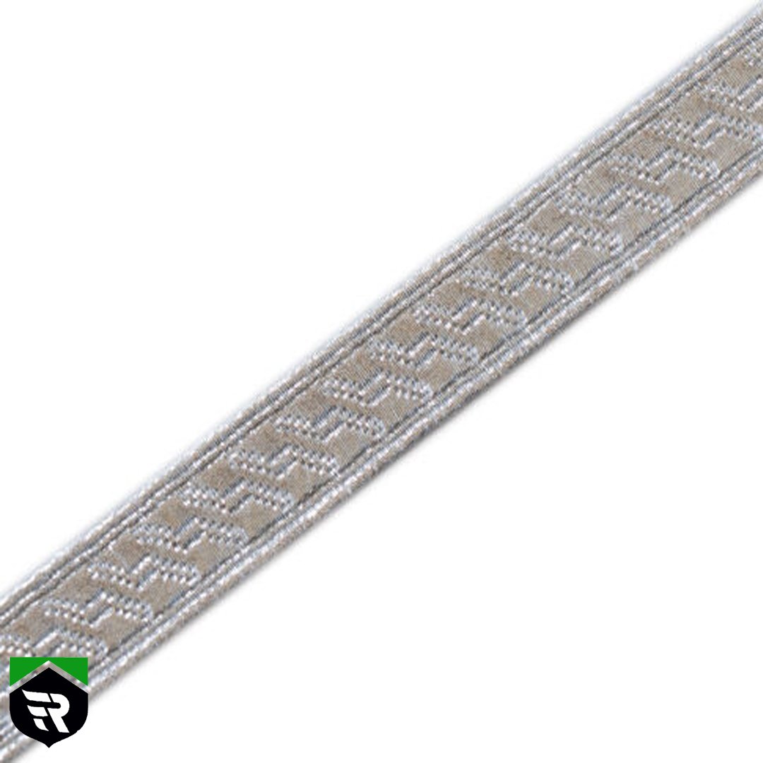 Silver Officer Rank. Braid. Uniform Trim. Galons. Lace