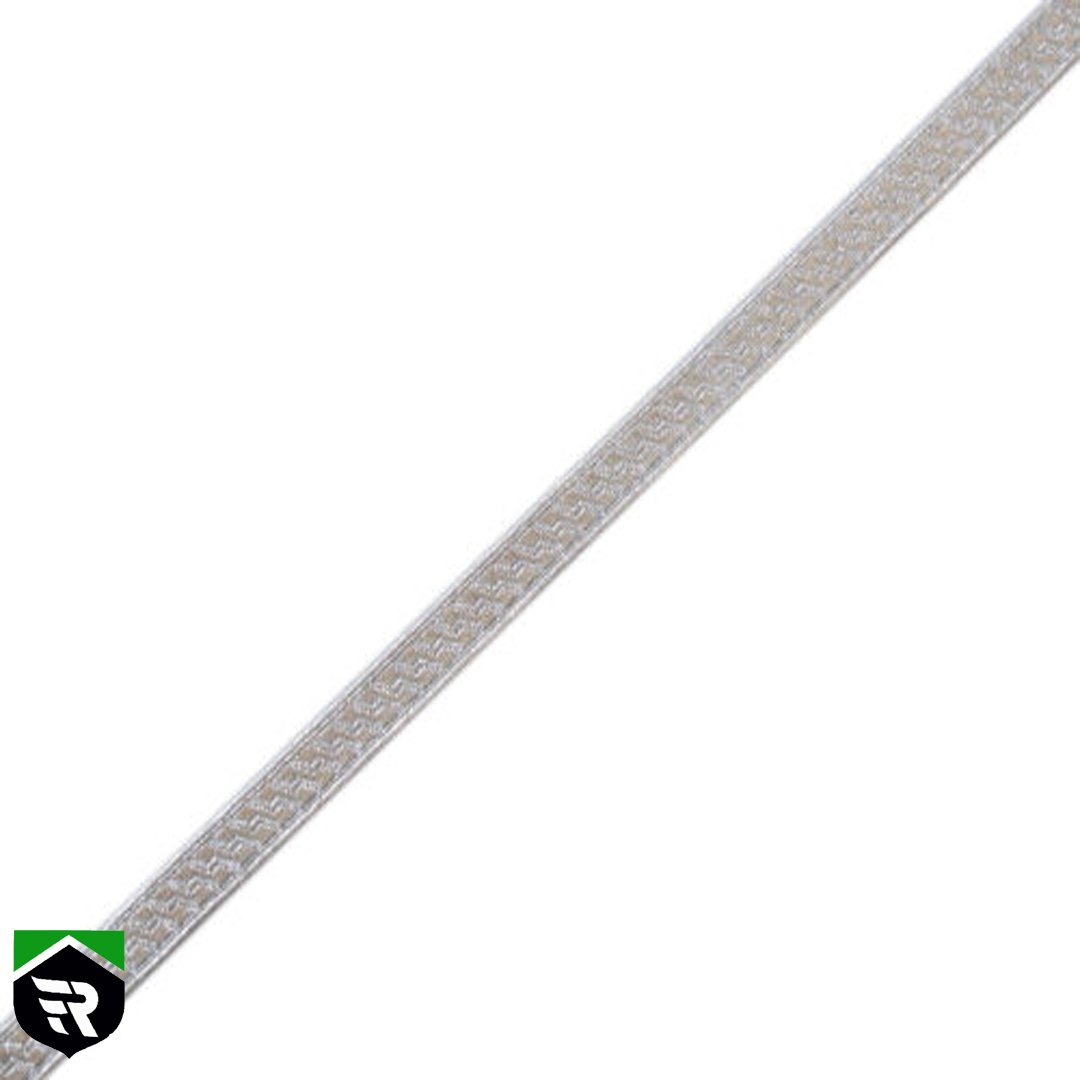 Silver Officer Rank. Braid. Uniform Trim. Galons. Lace