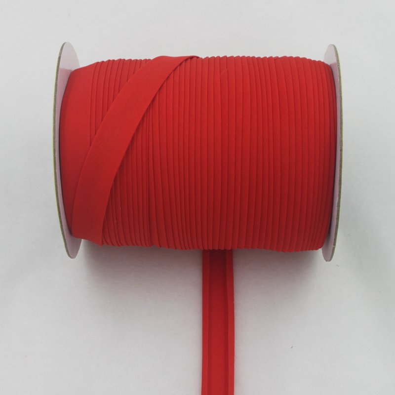 Polyester/Cottom 5/8"(15mm) T/C Bias Tape Bias Binding Fold Ribbon Solid Color For DIY Garment Sewing And Trimming