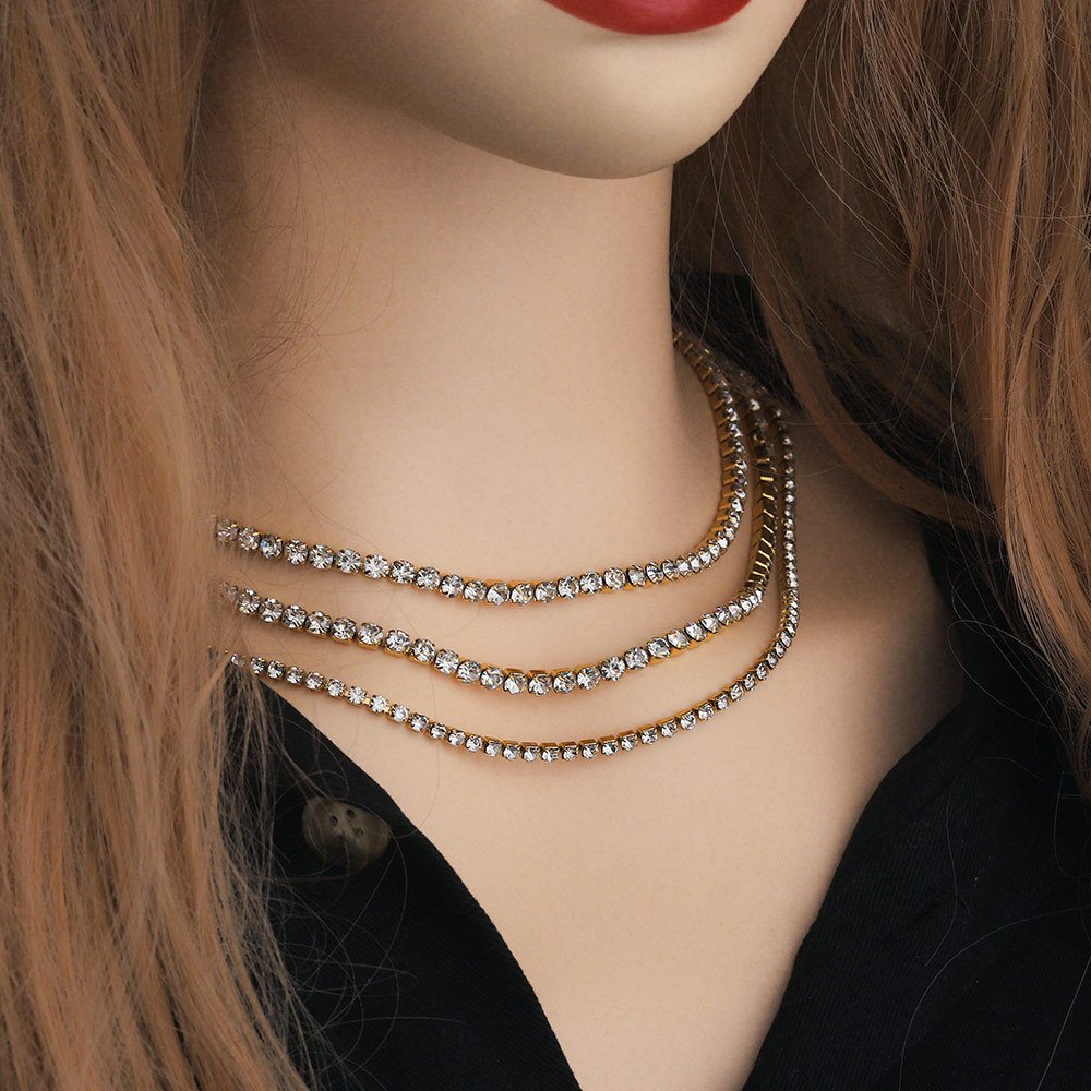 Wholesale Direct Sales Diamond Sewing Trim Applique Crystal Rhinestones Chains For Garment DIY