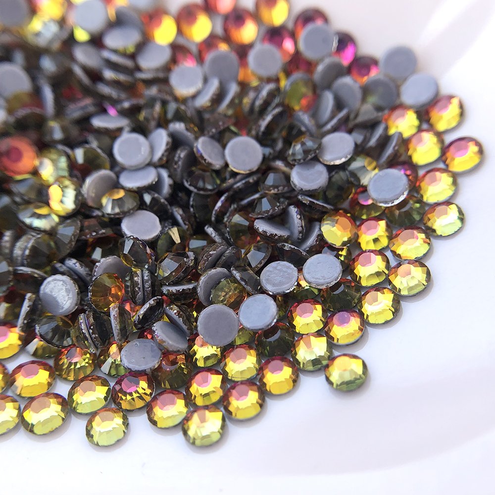 Wholesale cheap price hotfix stone beading trim hot fix rhinestone ab for garment accessories