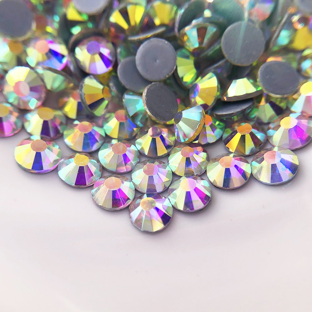 Wholesale cheap price hotfix stone beading trim hot fix rhinestone ab for garment accessories