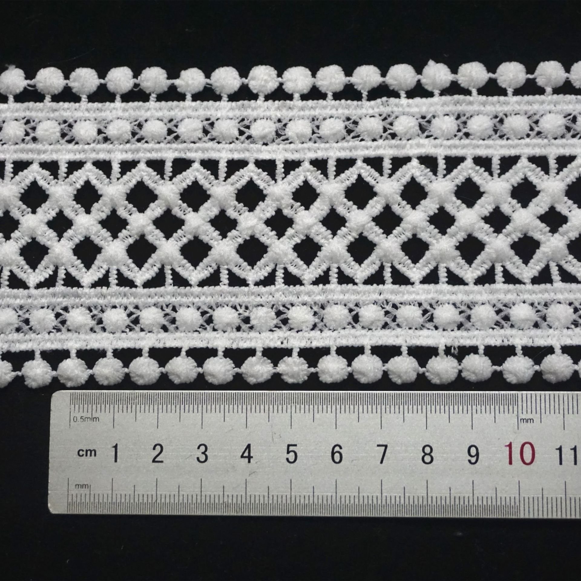 100% Polyester Water-Soluble Embroidery Underwear Decorative Milk Silk Material Lace Trim For Women's Sexy Dresses Wedding Dress