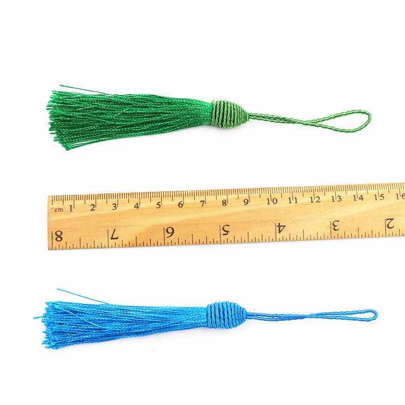 9cm 14cm tassel fringe trim for gift decoration with more than 20 color options