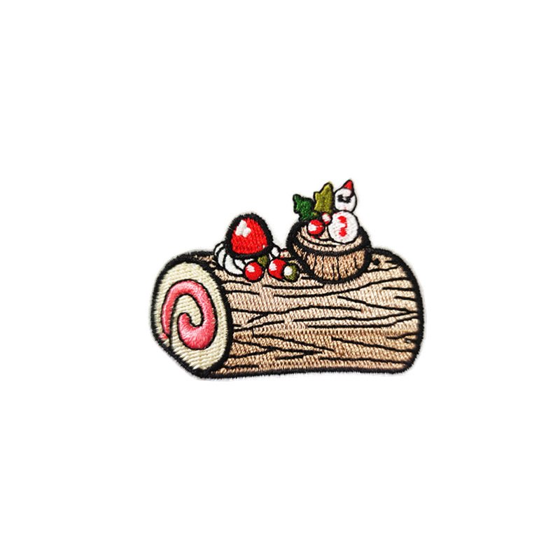 New Christmas Badge Embroidery Patch diy Clothing accessories Christmas tree Embroidery Cloth sticker trimming