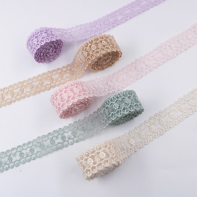 polyester milk silk lace trimming