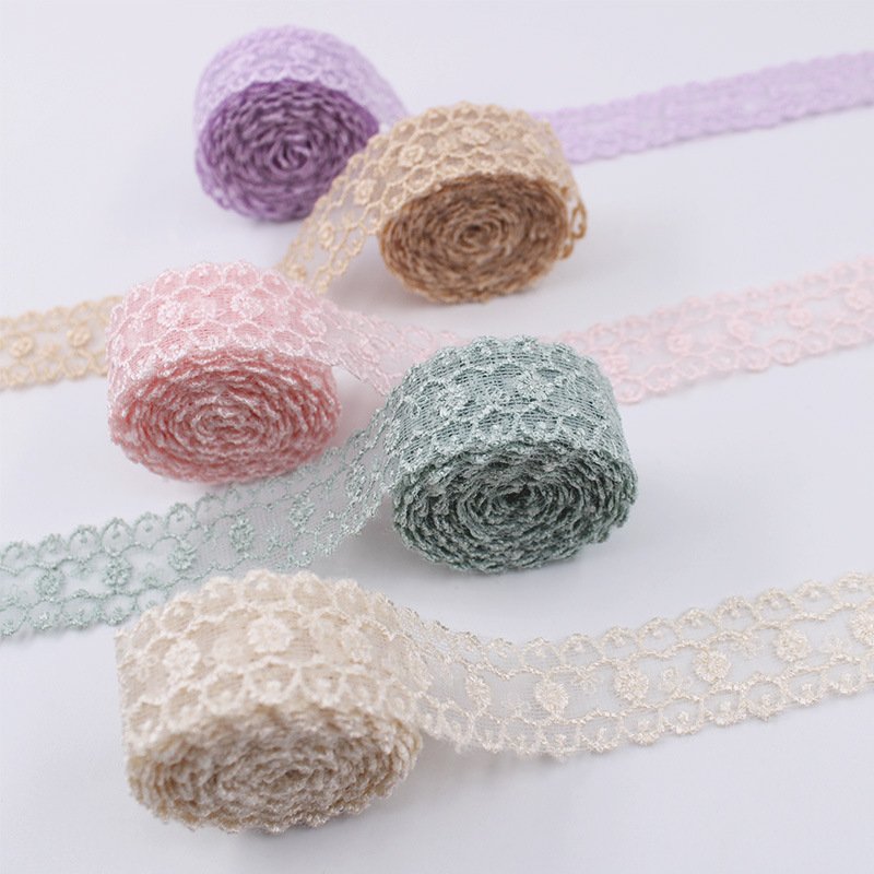 polyester milk silk lace trimming