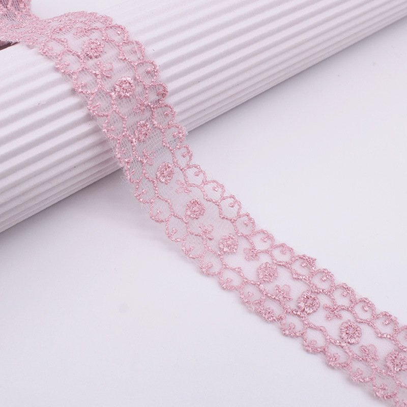 polyester milk silk lace trimming