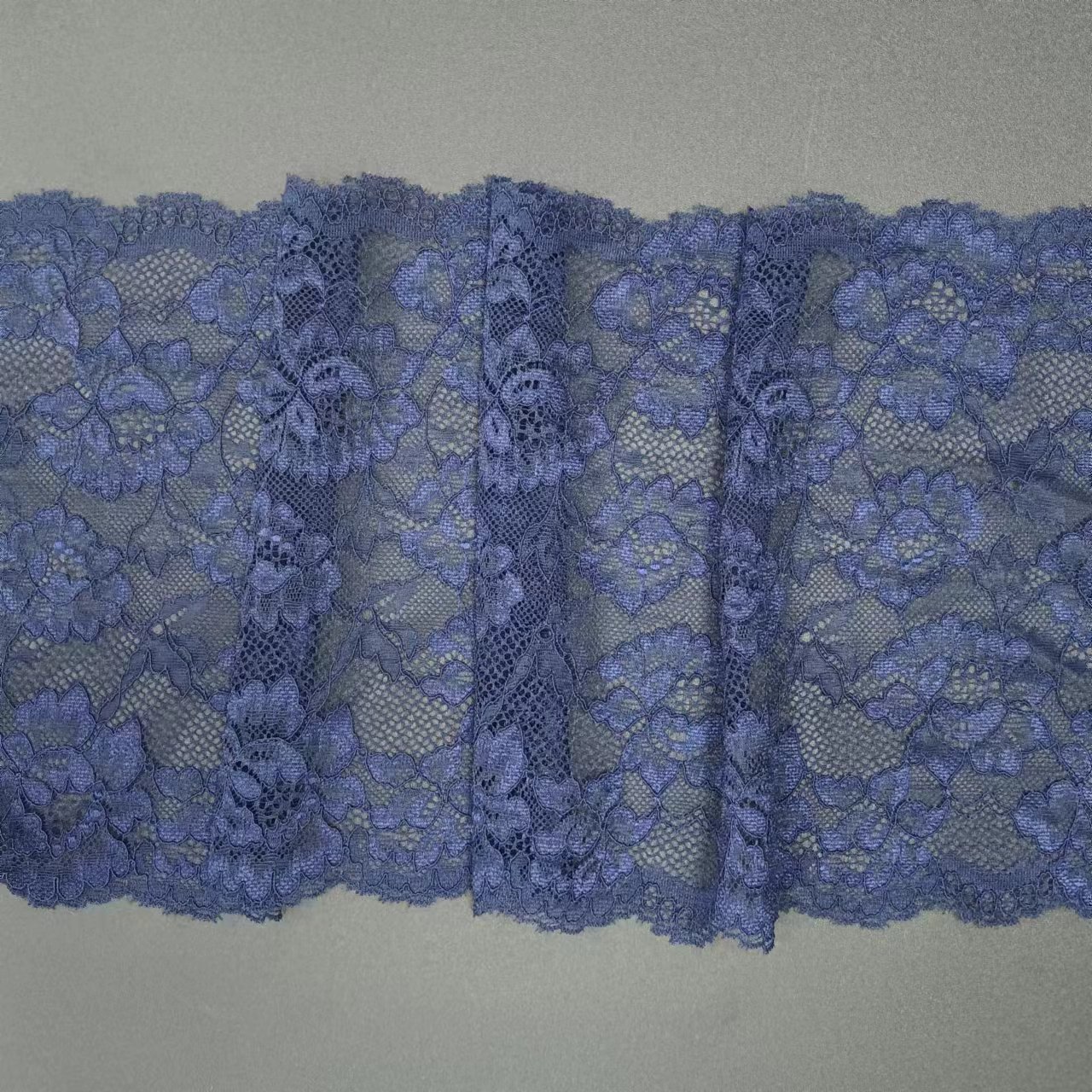 Women's Voile Nylon Spandex Lace Fabrics Various Colors Specialty Material Underwear Custom Width Elastic Tulle Trim Roll