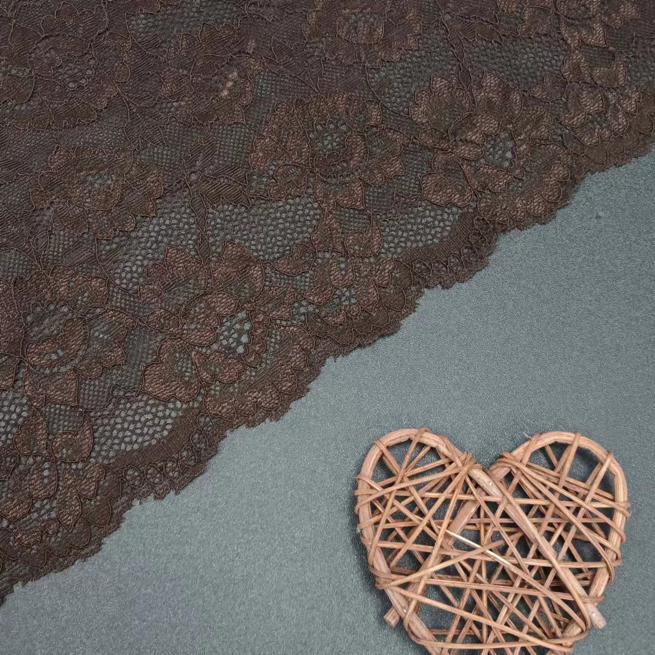 Women's Voile Nylon Spandex Lace Fabrics Various Colors Specialty Material Underwear Custom Width Elastic Tulle Trim Roll