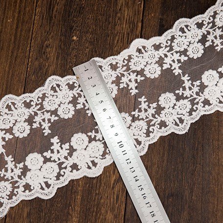 wholesale border lace trimming,embroidery mesh flower lace