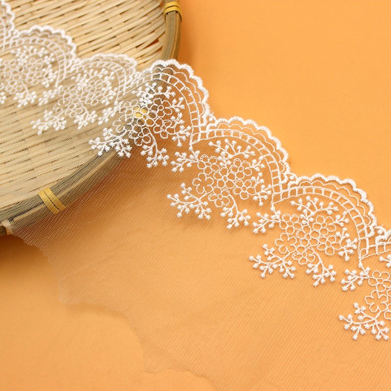 Foreign trade swiss voile lace Hot sale Dress Wedding dress underwear Accessories trimmings Lolita embroidery lace trim