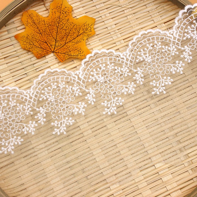Foreign trade swiss voile lace Hot sale Dress Wedding dress underwear Accessories trimmings Lolita embroidery lace trim