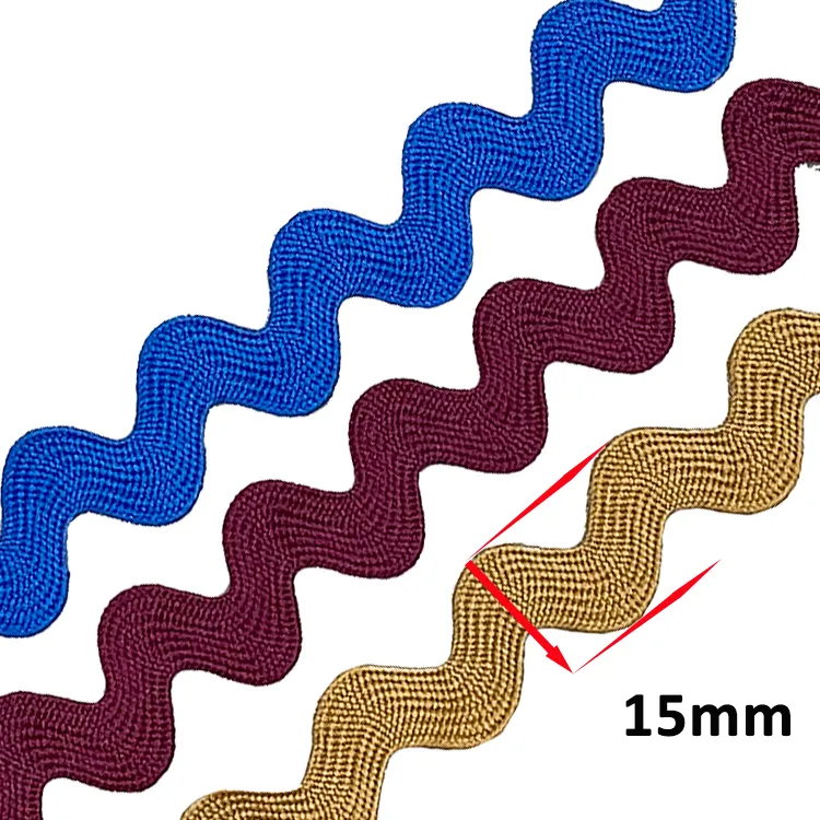 wholesale Ric Rac Trim 15mm Ric Rac Trim Rick Rack Zig Zag Ribbon 9 Available Color