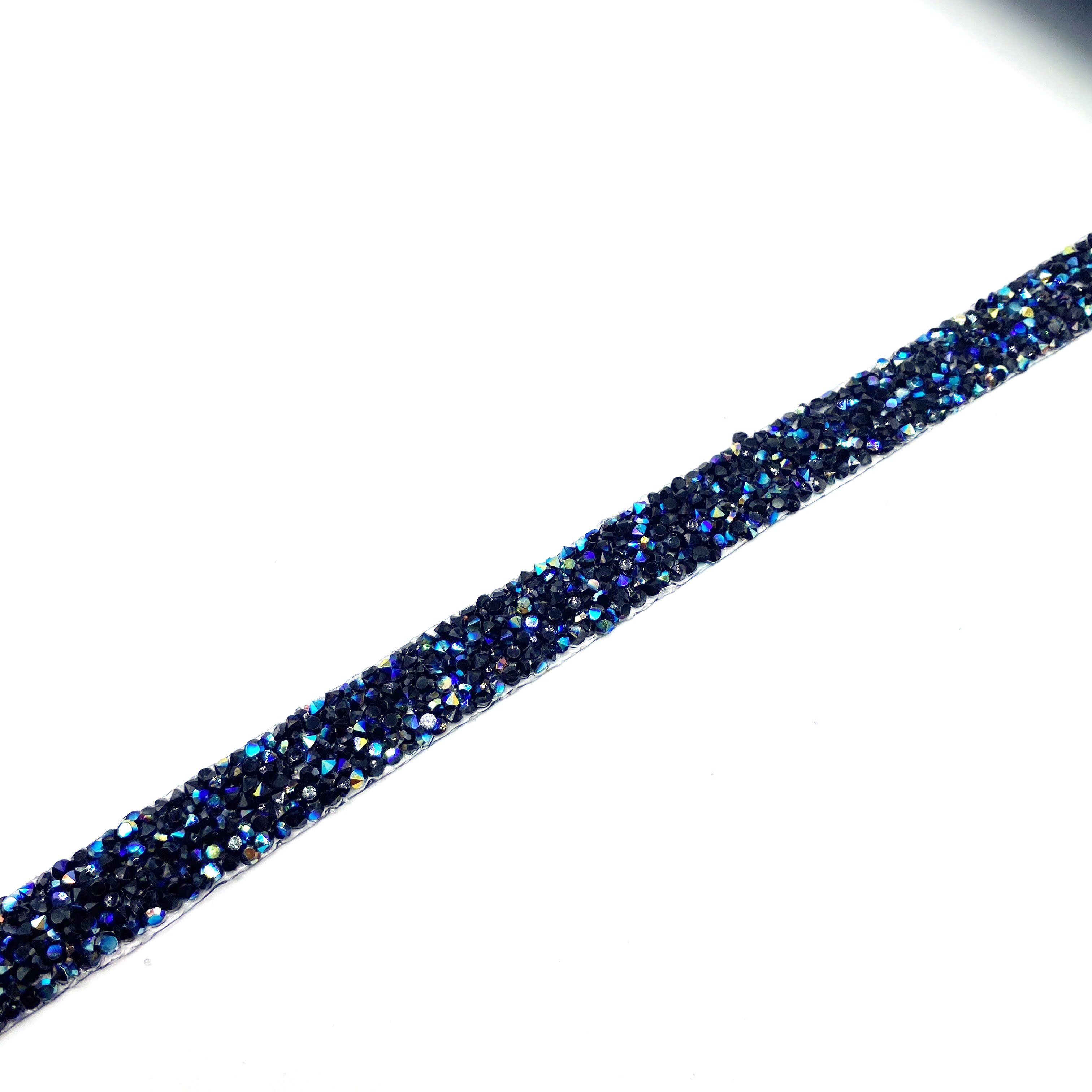 Custom Iron On Mesh Crystal Rhinestone Hot Fix Trimming For DIY Carnival Shoes Dress Bags Decorative Accessories