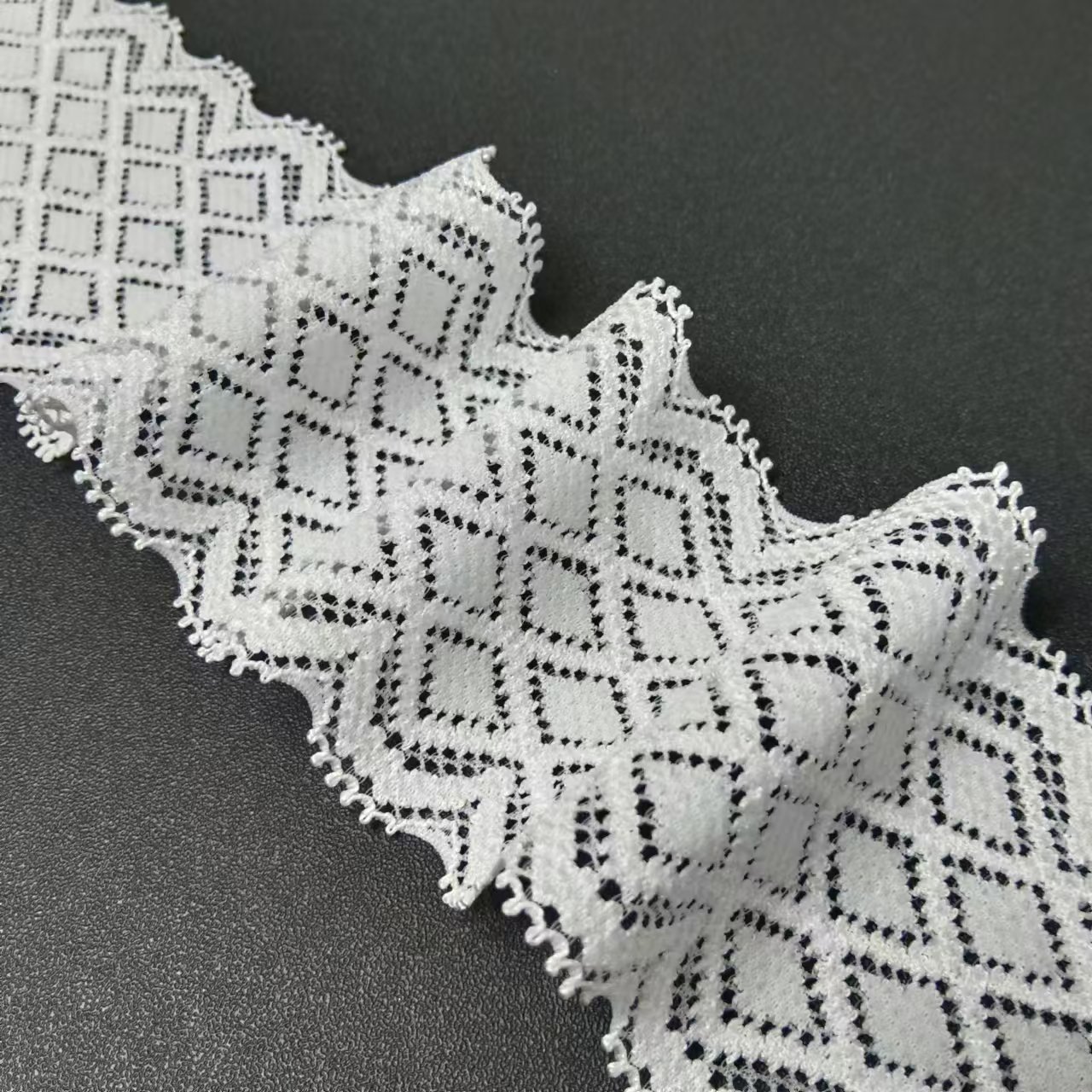 5 cm Width Comfortable Voile Nylon Spandex Elastic Lace Fabric Trimming for Women's Bra Underwear