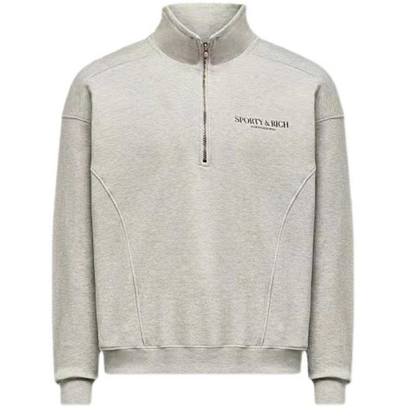 Heavy fleece Polo sweater Europe and the United States