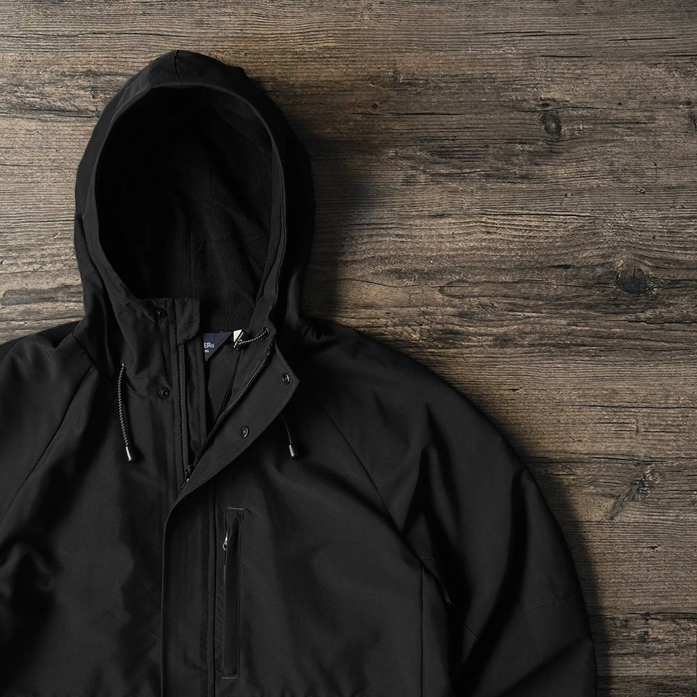 Kriff Mayer's multi -bag fleece jacket