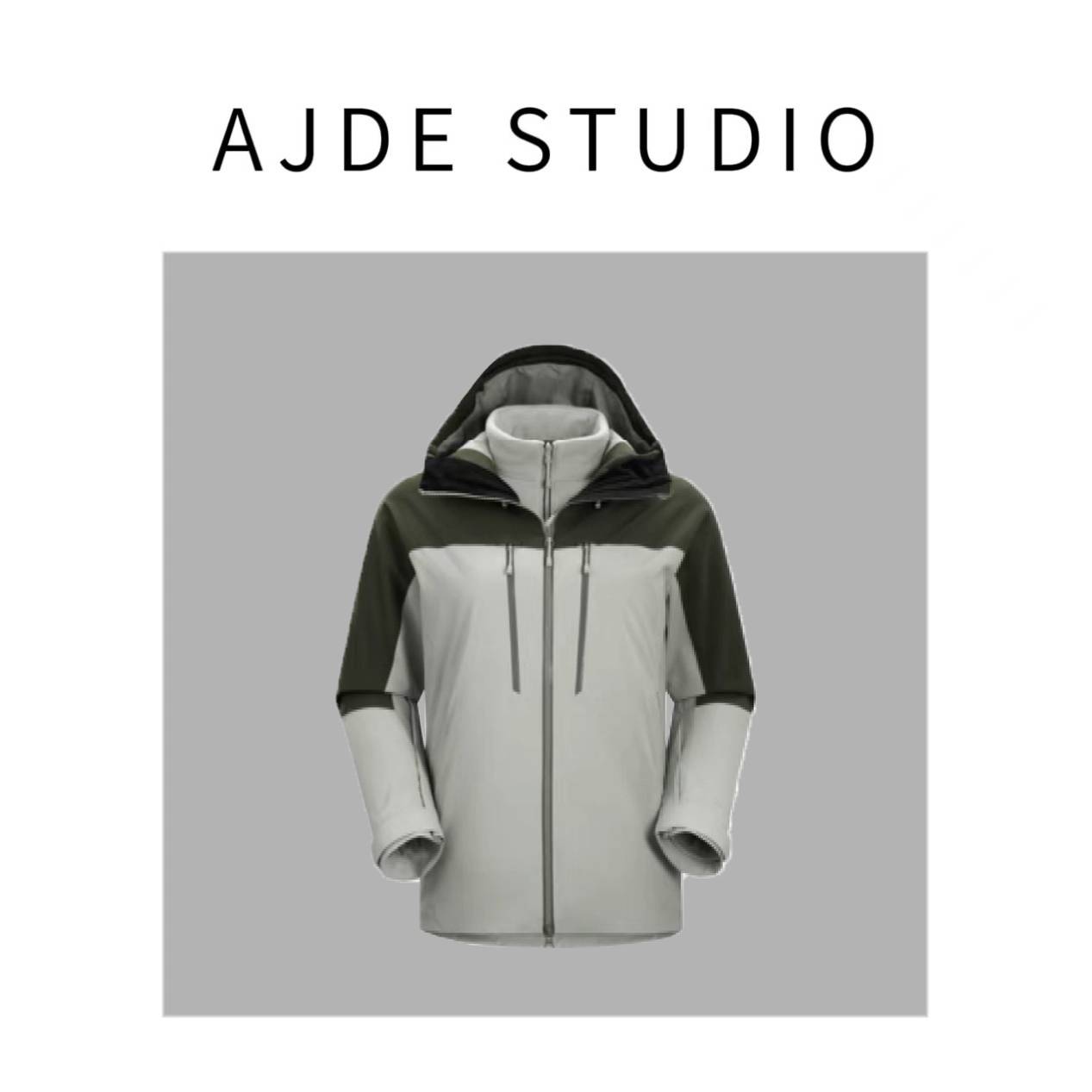 Jacket designer warm hooded hooded ajde fashionable