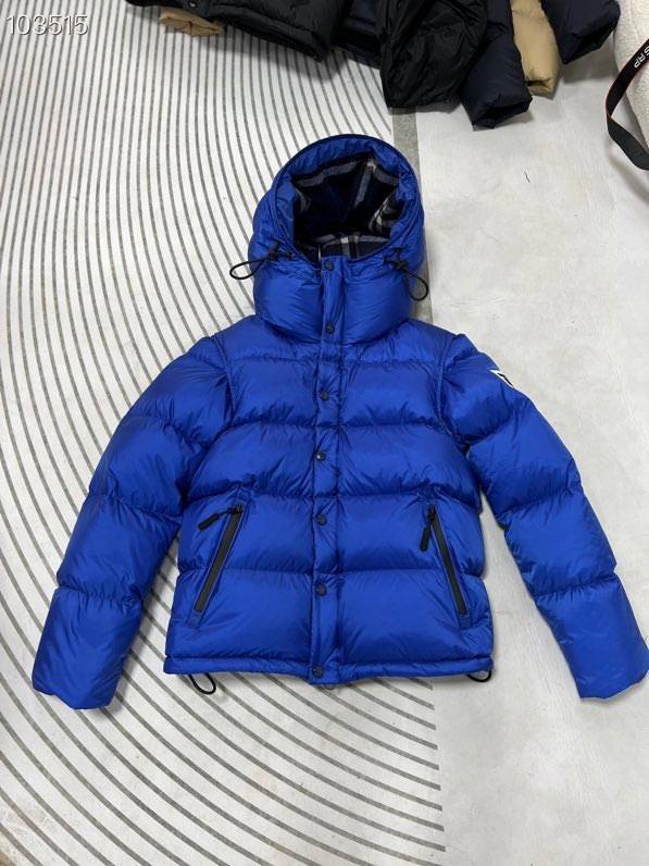 2022 The new men and women wearing two thick goose down short hooded down jacket