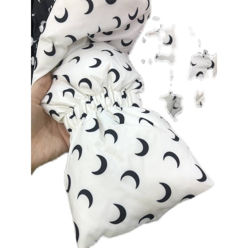 Moon House's down jackets beautifully full -printed niche design 90 duck down