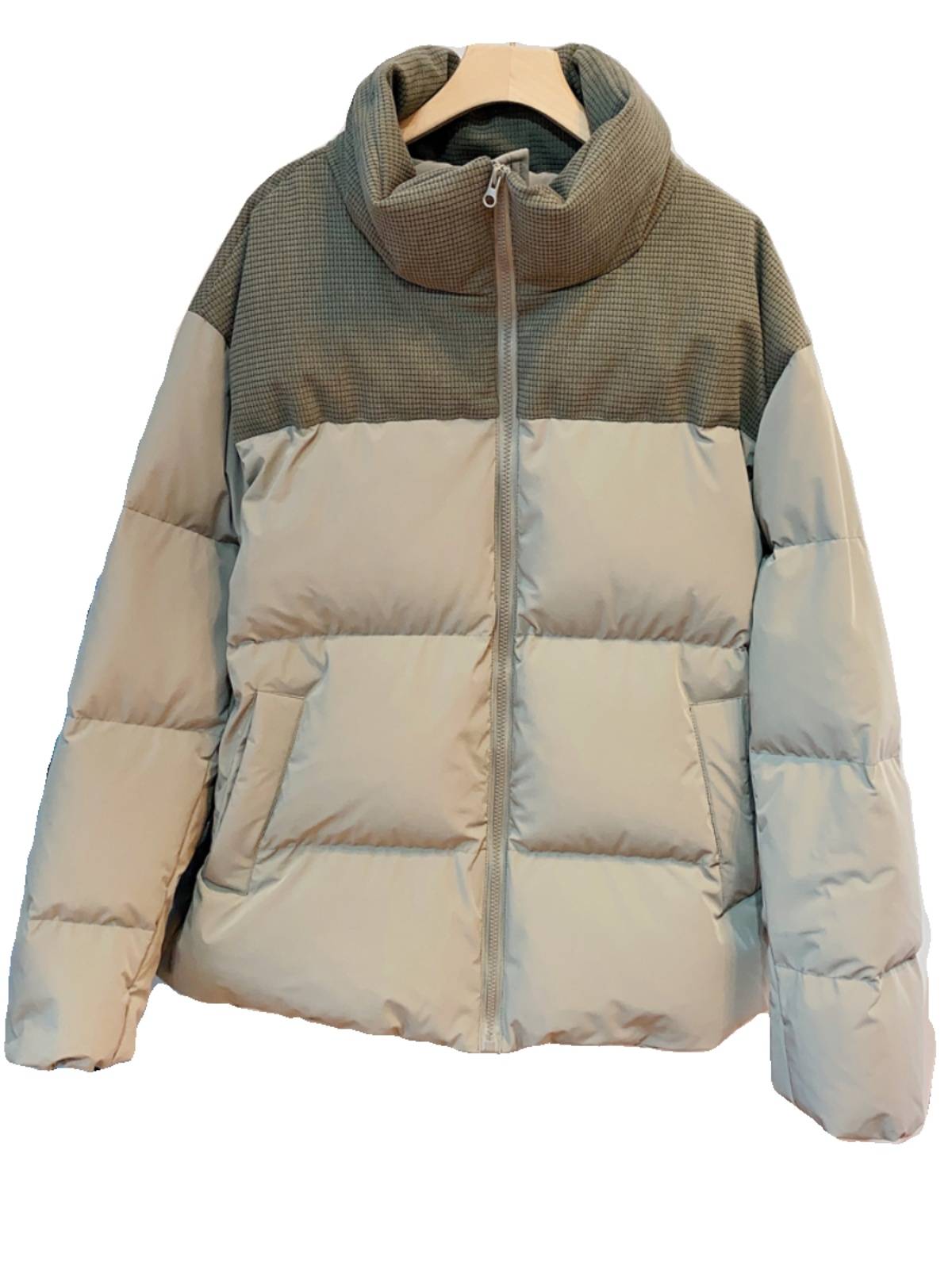 Advanced sense of conventional collar male goose down jacket down jacket