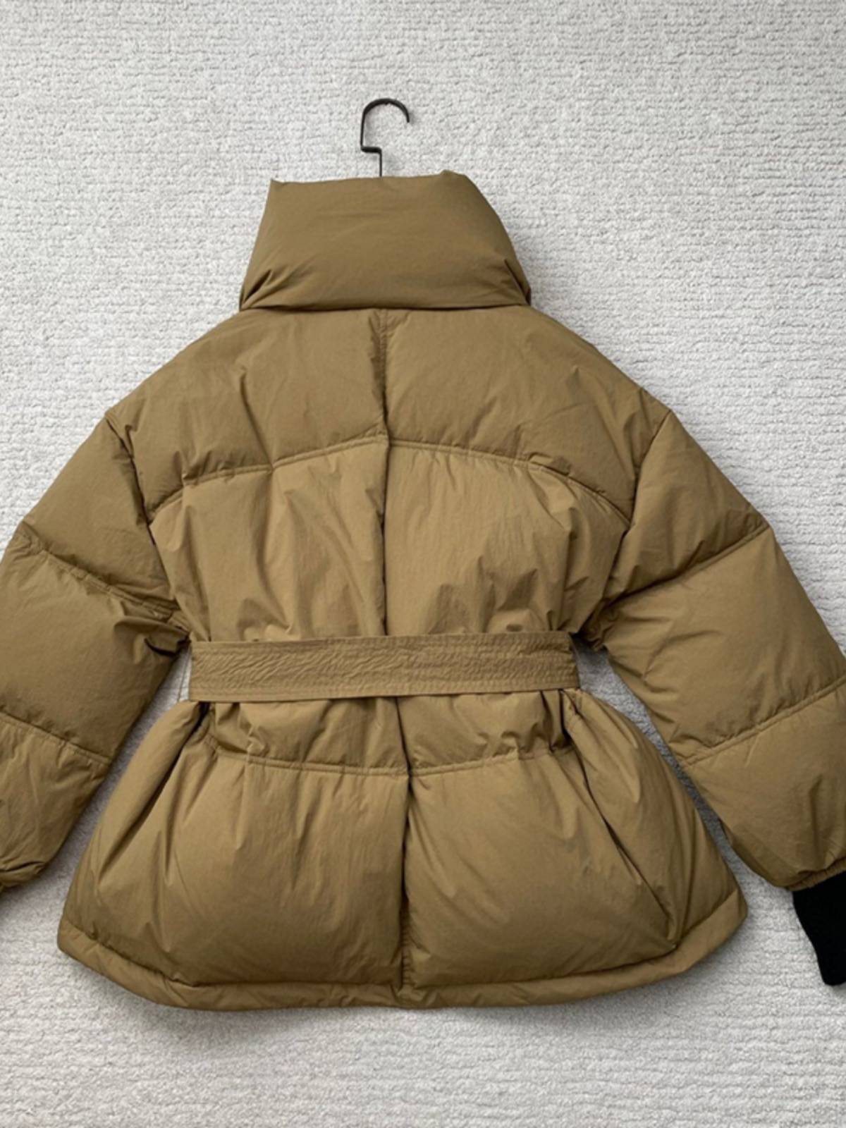 Loose large outline Oversize white duck down jacket down jacket